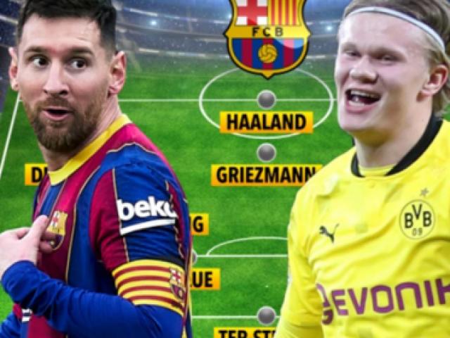 Barca nhận tin vui Messi sắp chốt tương lai, có diệu kế mua Haaland