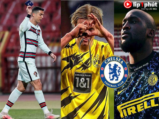 Tranh cãi Ronaldo tức điên ném băng đội trưởng, Chelsea ngắm mua Lukaku (Clip 1 phút Bóng đá 24H)