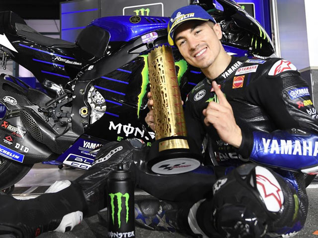 Đua xe MotoGP, Qatar GP: Vinales đánh bại 4 “chiến mã” Ducati để đăng quang