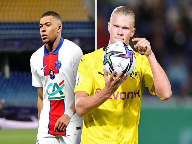 Domino chuyển nhượng tháng 1: Mbappe ra đi, PSG chi 300 triệu euro mua Haaland?