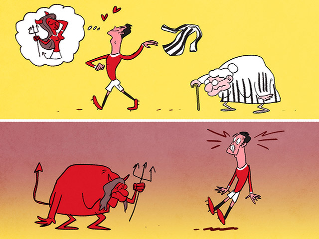 Ronaldo ngã ngửa sau khi dứt tình với ”Bà đầm già” để trở về với Quỷ đỏ