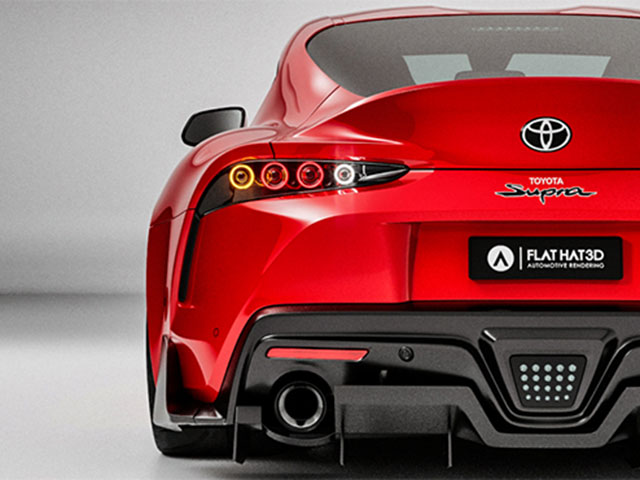 Toyota GR Supra độc đáo hơn trong bộ đèn hoài cổ