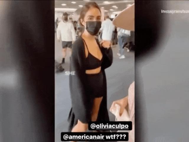 Video: Cựu hoa hậu Mỹ bị ngăn lên máy bay, buộc phải che bớt phần cơ thể