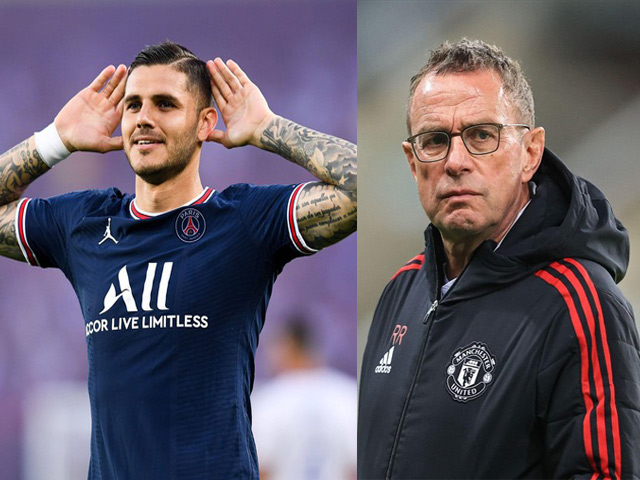 PSG tiết lộ MU chưa hỏi mua Icardi, ”Bố già” Rangnick toan tính gì?