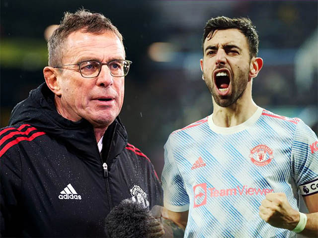 MU ”cầm vàng lại để vàng rơi”: HLV Rangnick nổi điên, Fernandes trách đồng đội