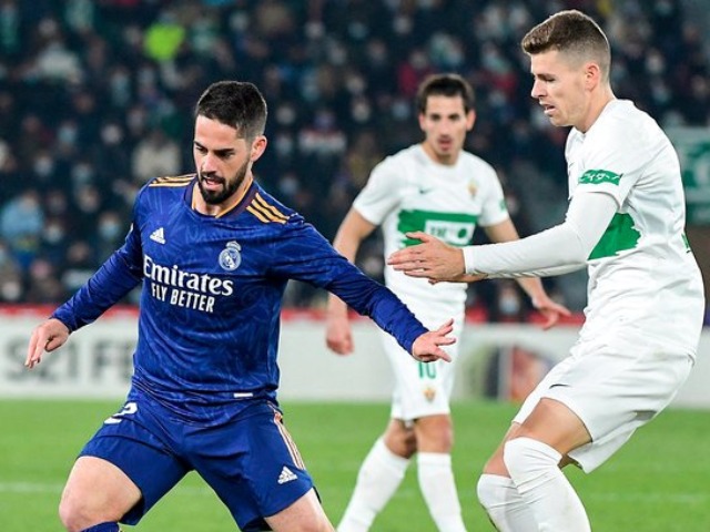 Trực tiếp bóng đá Elche - Real Madrid: Thẻ đỏ cuối trận (Hết giờ)