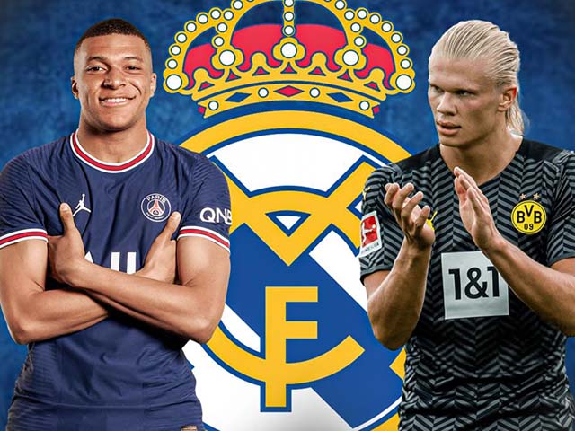 Real Madrid xây lại ”Galacticos”: Mang Haaland về cùng Mbappe khiến châu Âu e sợ