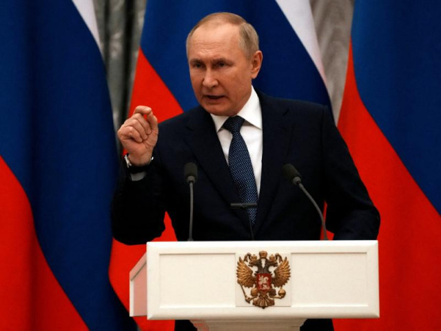 Ông Putin: NATO kết nạp Ukraine, chiếm lại Crimea đồng nghĩa chiến tranh