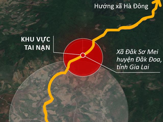 Infographic: Hành trình xe tải lao xuống vực ở Gia Lai, 6 người tử vong