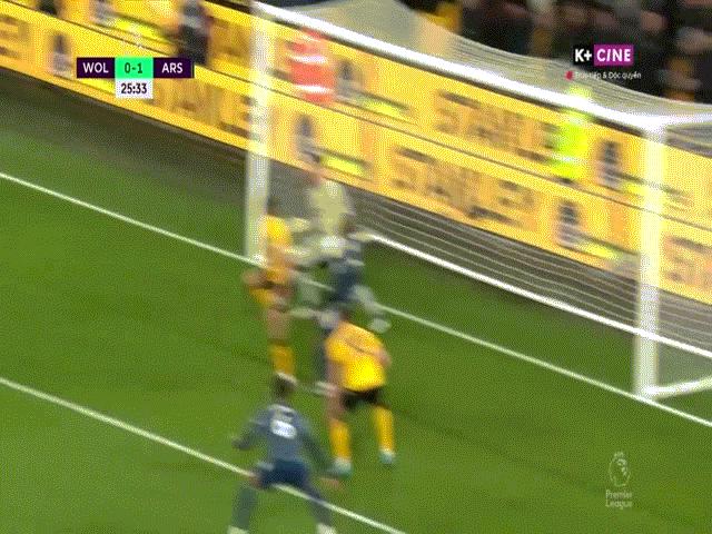 Video bóng đá Wolverhampton - Arsenal: Sao Brazil lập công, khốn khổ chiếc thẻ đỏ (Vòng 24 Ngoại hạng Anh)
