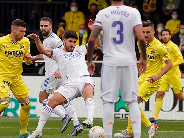 Trực tiếp bóng đá Villarreal - Real Madrid: Danjuma sút trúng cột dọc Real (Vòng 24 La Liga)