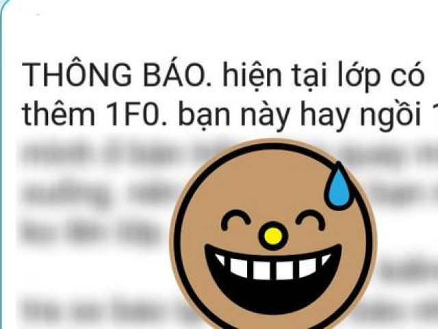 Giáo viên thông báo lớp học có thêm F0, hoá ra lại chính là nhân vật ”đặc biệt” này