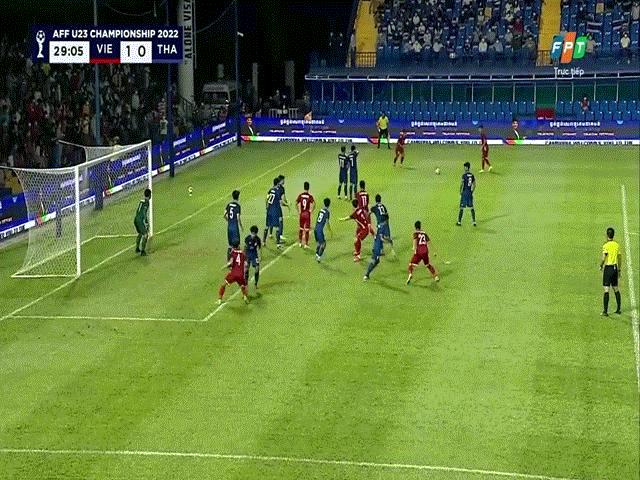 Video bóng đá U23 Việt Nam - U23 Thái Lan: Tuyệt tác mở điểm, hân hoan vào bán kết