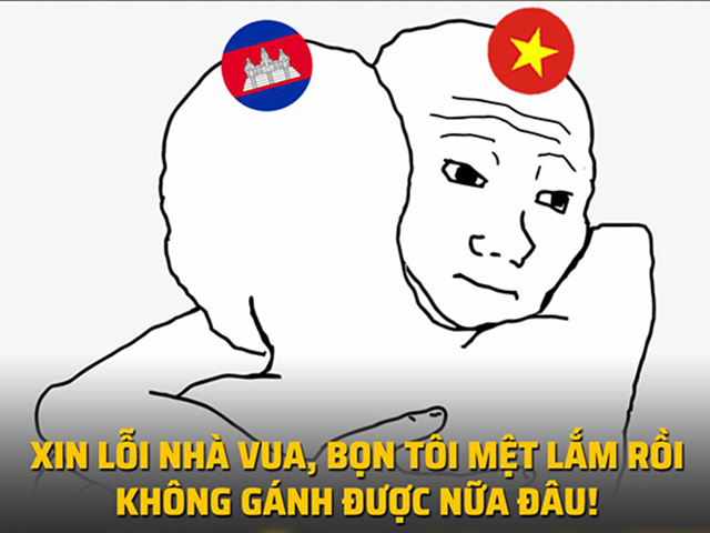 Ảnh chế: U23 Việt Nam hạ U23 Thái Lan vẫn không cứu nổi ”nhà vua”