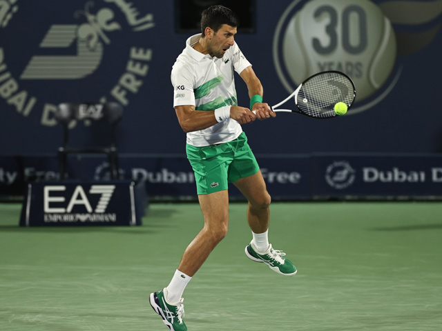 Video tennis Djokovic - Khachanov: Set 2 căng thẳng, đẳng cấp lên tiếng (Vòng 2 Dubai)