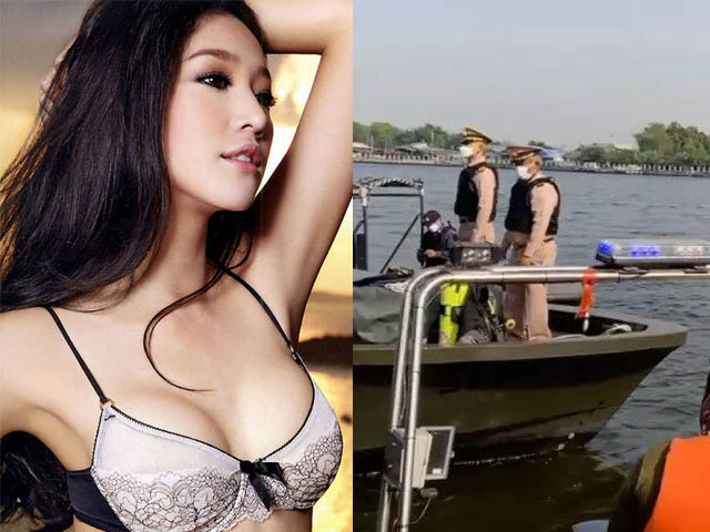 ”Bom sexy” Thái Lan bị rơi xuống sông, chưa tìm được tung tích