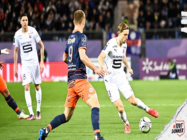 Video bóng đá Montpellier - Rennes: Đỉnh cao rượt đuổi, ngoạn mục 6 bàn (vòng 26 Ligue 1)
