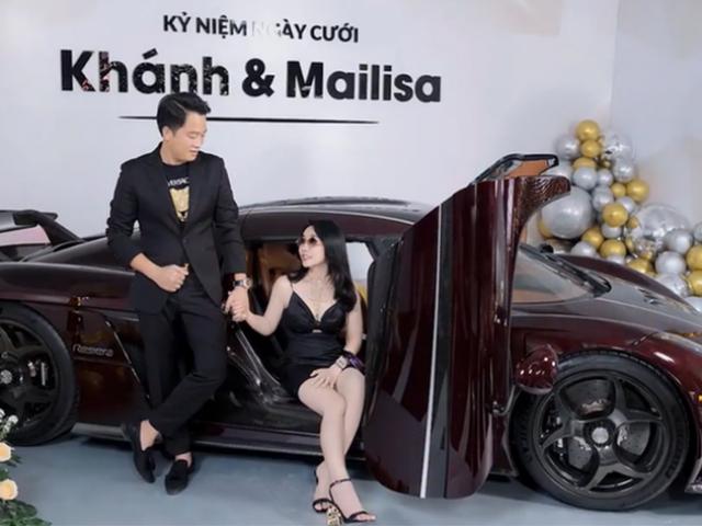 Dàn xế hộp ”khủng” của nữ đại gia Việt vừa tặng chồng siêu xe 200 tỷ