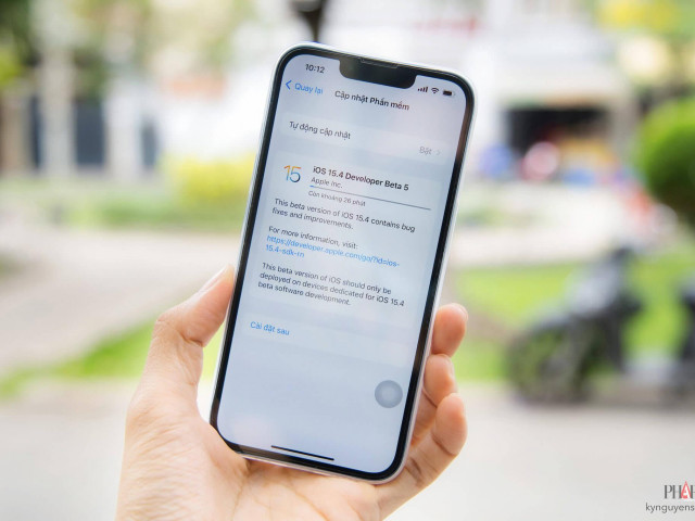 Người dùng nên cập nhật iOS 15.4 beta 5 ngay lập tức