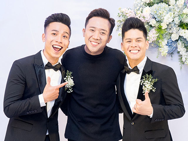 Trấn Thành dự tiệc cưới đồng giới của John Huy Trần