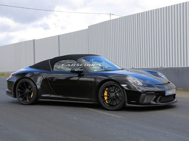 Porsche 911 GT3 mui trần lộ hình ảnh chạy thử tại châu Âu