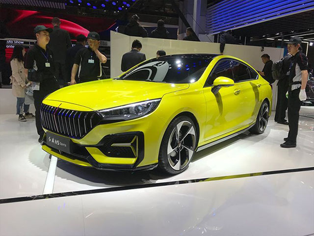 Hãng xe Trung Quốc chào hàng mẫu xe thể thao Hongqi H5 Sports tại Shanghai auto show