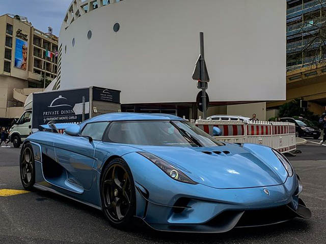 Bắt gặp Koenigsegg Regera phiên bản giới hạn lả lướt trên đường phố Monaco