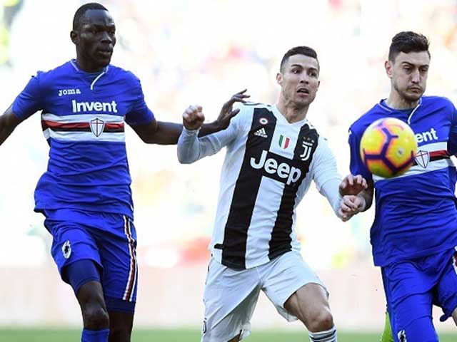 Trực tiếp bóng đá Sampdoria - Juventus: Kean & Dybala suýt ghi bàn