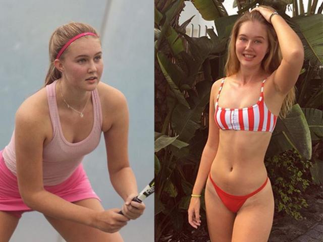 Rụng rời: ”Thánh nữ” tennis 17 tuổi 1m85 đẹp hơn cả Sharapova-Kournikova