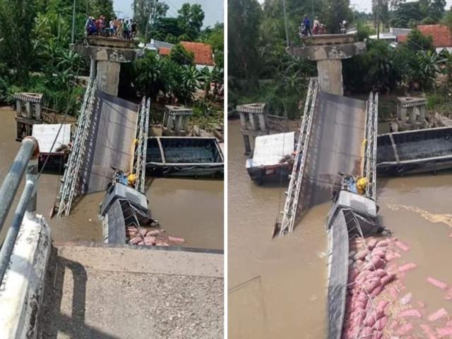 Hé lộ nguyên nhân gây sập cầu 5 tỉ đồng ở Đồng Tháp