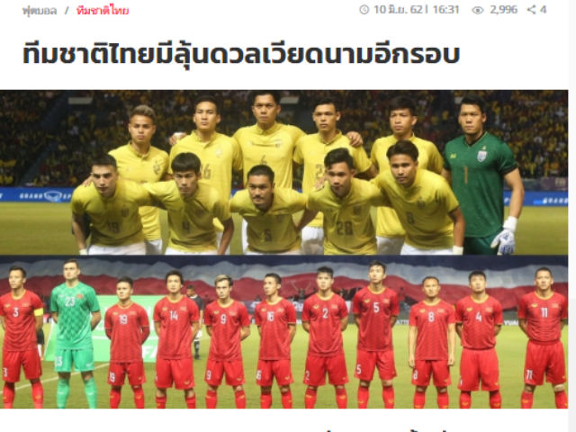 Thái Lan muốn tái đấu Việt Nam vòng loại World Cup: Báo Thái nhớ ký ức đẹp