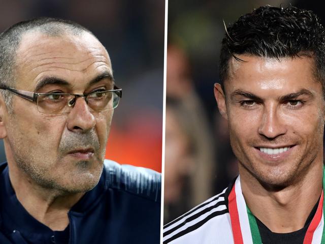 HLV Sarri ra mắt ghế nóng Juventus: Nịnh Ronaldo, ”kể tội” Hazard