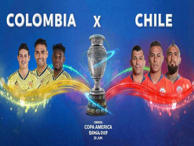 Trực tiếp tứ kết Copa America, Chile - Colombia: Căng thẳng giằng co