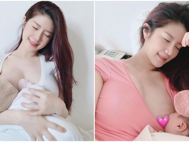 Hot girl tiếp viên hàng không vén áo cho con bú khiến dân mạng thi nhau thắc mắc