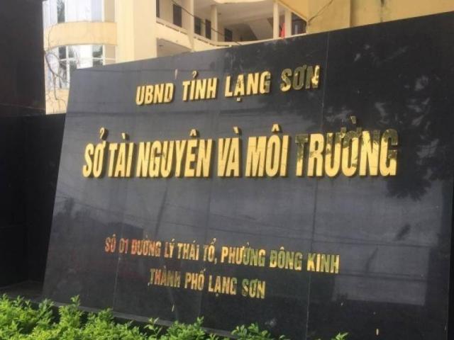Bắt tạm giam Phó giám đốc Sở Tài nguyên & Môi trường tỉnh Lạng Sơn