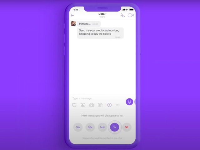 Viber tung tính năng ”hô biến” tin nhắn trong các cuộc trò chuyện thông thường