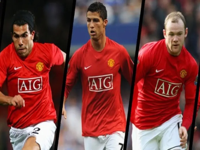 “Tam tấu” thần thánh MU Rooney – Tevez – Ronaldo từng thống trị châu Âu