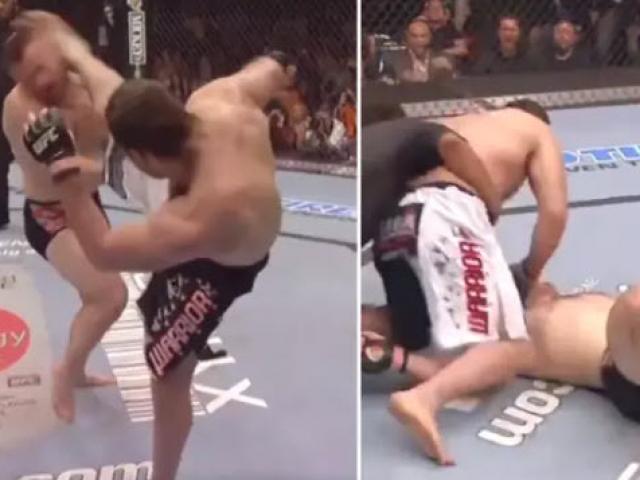 Đá nhanh như “sấm sét”, cú knock-out đáng sợ nhất lịch sử UFC