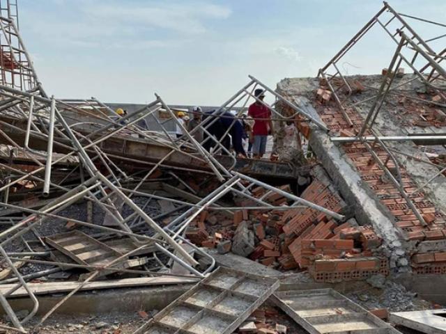 Thảm khốc: Sập công trình ở Đồng Nai, 10 người chết