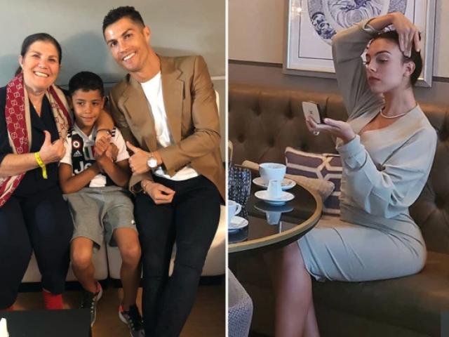 Bạn gái Ronaldo lại khoe ảnh nóng, CR7 cùng con trai ”luyện công”