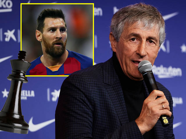 Barca cực nóng: HLV Setien không ngán ”ông trùm” Messi, mơ đoạt cúp C1