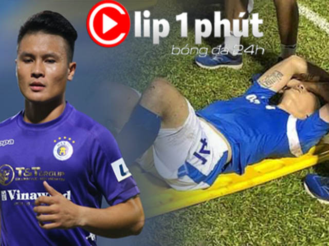 SAO hàng đầu V-League gãy chân, HAGL thua Hà Nội cực ”nóng” (Clip 1 phút Bóng đá 24H)