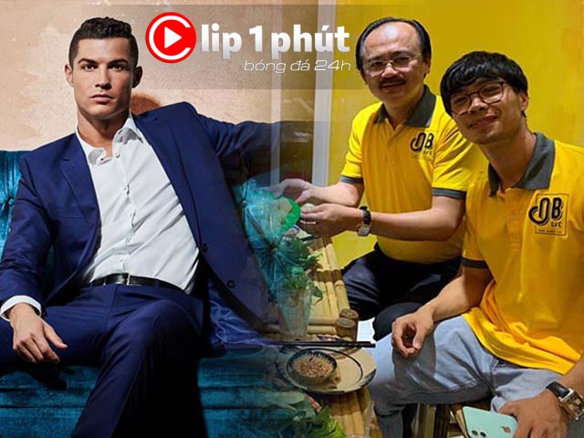 Công Phượng tập làm ”ông chủ”, học kinh doanh như siêu sao Ronaldo (Clip 1 phút Bóng đá 24H)