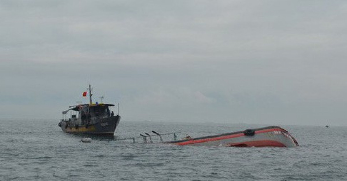 Chìm tàu cá trên vùng biển Hải Phòng, 5 người chết và mất tích