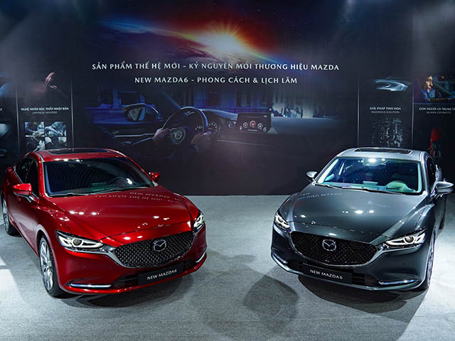 Mazda 6 phiên bản nâng cấp chính thức ra mắt thị trường Việt