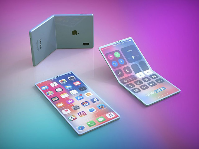 Xác nhận Apple đang sản xuất iPhone có màn hình gập lại