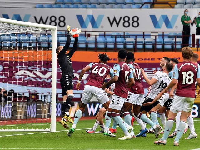 Video highlight trận Aston Villa - Sheffield: Bàn thắng bị ”cướp trắng”, không thể vượt MU