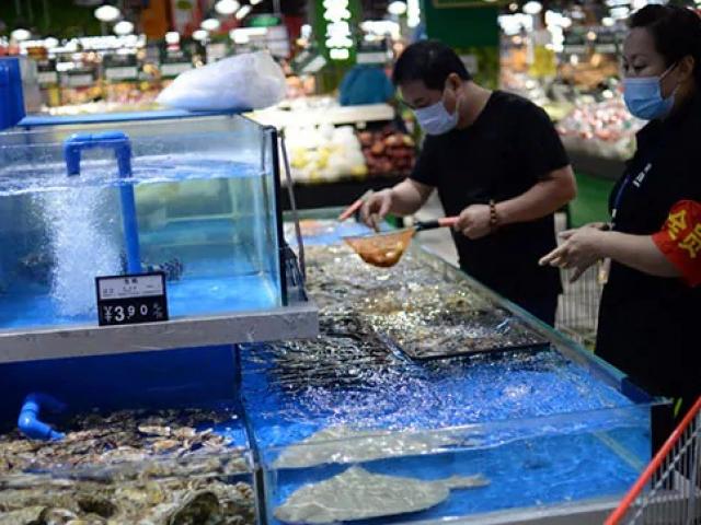 TQ: Phát hiện lượng virus Corona “dày đặc” tại quầy thịt, hải sản ở chợ Tân Phát Địa