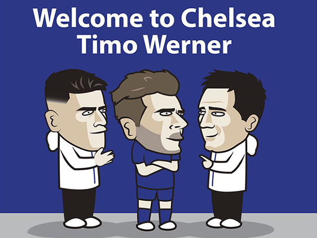 Ảnh chế: Timo Werner ”phớt lờ” Liverpool để gia nhập Chelsea