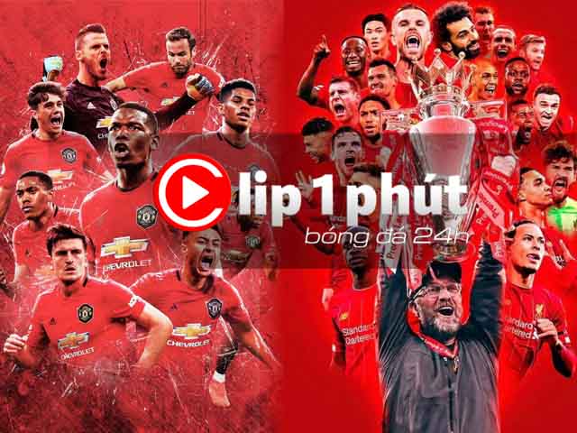 Liverpool vô địch Ngoại hạng Anh sớm, có giúp MU đua top 4 (Clip 1 phút Bóng đá 24H)?